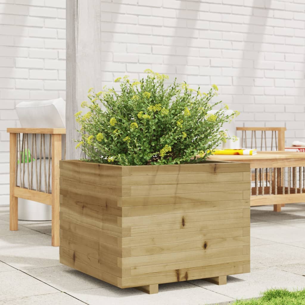 Garden Planter 60x60x49.5 cm Impregnated Wood Pine