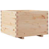 Garden Planter 70x70x49.5 cm Solid Wood Pine