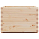 Garden Planter 70x70x49.5 cm Solid Wood Pine