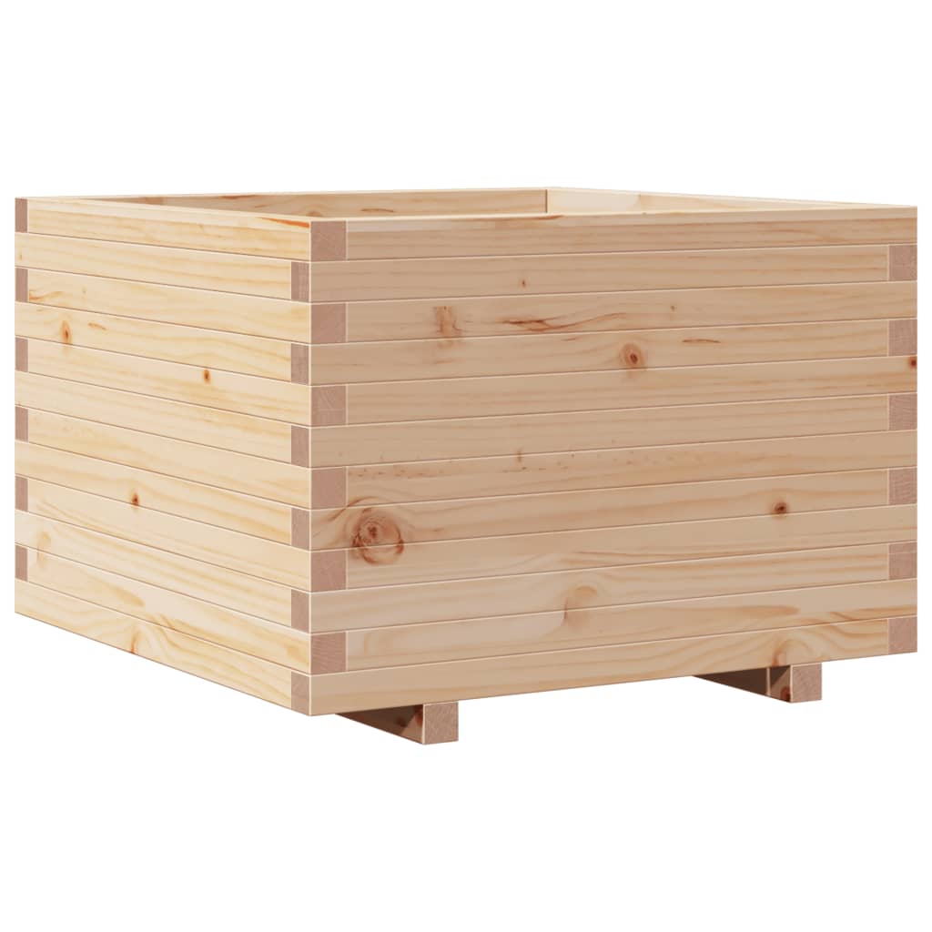 Garden Planter 70x70x49.5 cm Solid Wood Pine