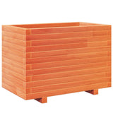 Garden Planter Wax Brown 70x40x49.5 cm Solid Wood Pine