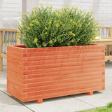 Garden Planter Wax Brown 90x40x49.5 cm Solid Wood Pine