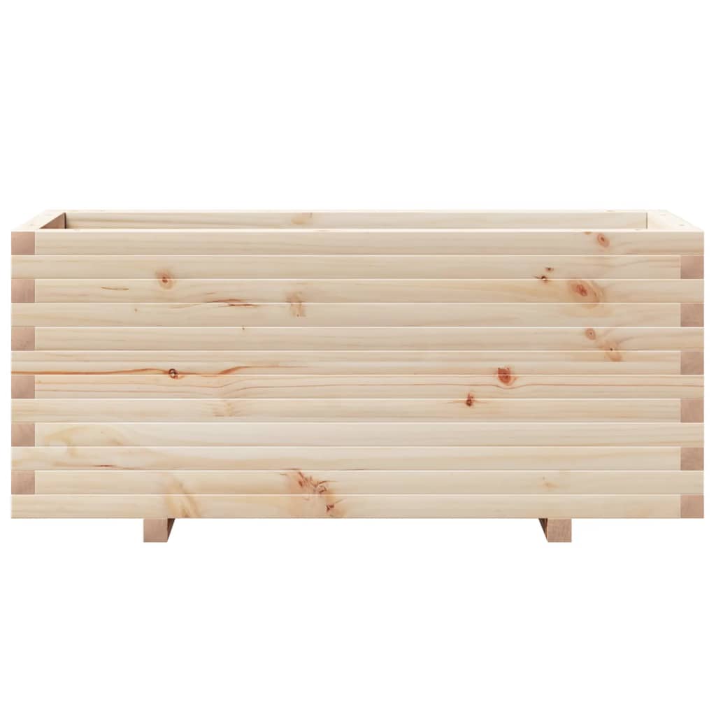 Garden Planter 110x40x49.5 cm Solid Wood Pine