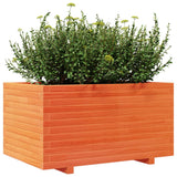 Garden Planter Wax Brown 90x60x49.5 cm Solid Wood Pine