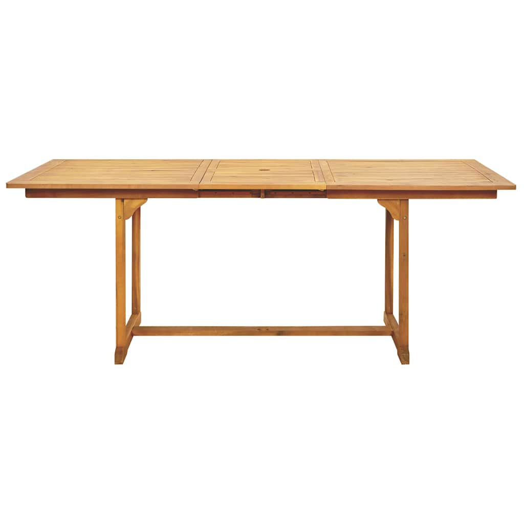 7 Piece Garden Dining Set Grey Polypropylene and Solid Wood