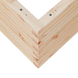 Garden Planter 50x50x46 cm Solid Wood Pine