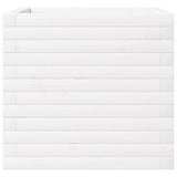 Garden Planter White 50x50x46 cm Solid Wood Pine