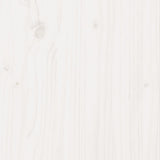 Garden Planter White 50x50x46 cm Solid Wood Pine