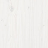 Garden Planter White 60x60x46 cm Solid Wood Pine