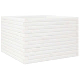 Garden Planter White 70x70x46 cm Solid Wood Pine