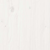 Garden Planter White 80x80x46 cm Solid Wood Pine