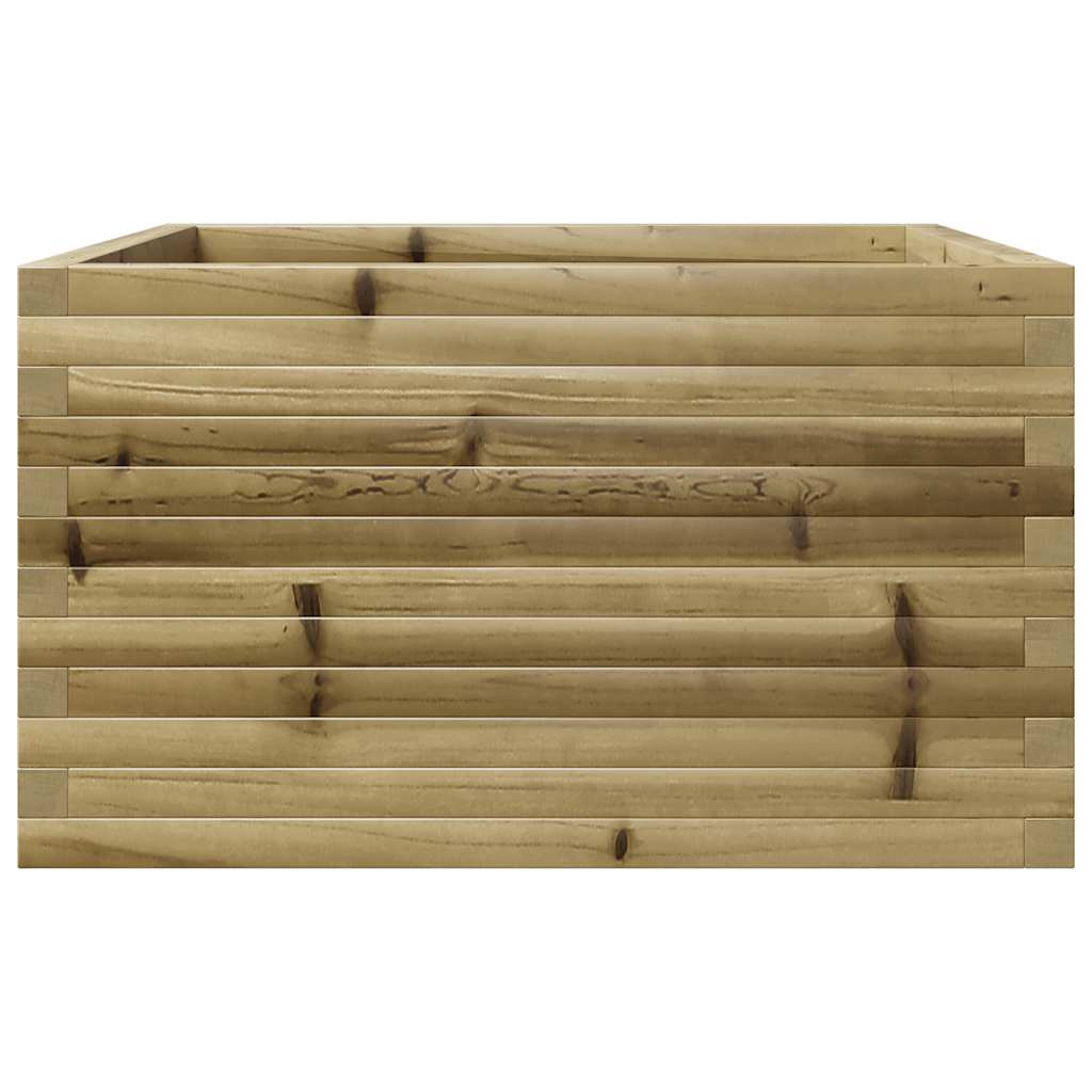 Garden Planter 80x80x46 cm Impregnated Wood Pine