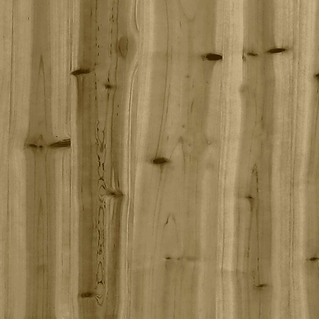 Garden Planter 80x80x46 cm Impregnated Wood Pine