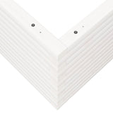 Garden Planter White 90x90x46 cm Solid Wood Pine