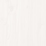 Garden Planter White 90x90x46 cm Solid Wood Pine