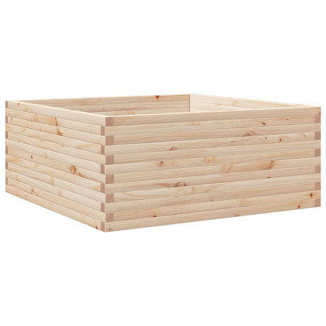 Garden Planter 110x110x46 cm Solid Wood Pine