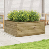 Garden Planter 110x110x46 cm Impregnated Wood Pine