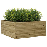 Garden Planter 110x110x46 cm Impregnated Wood Pine