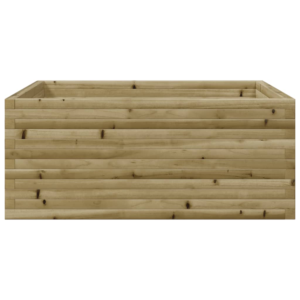 Garden Planter 110x110x46 cm Impregnated Wood Pine