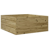 Garden Planter 110x110x46 cm Impregnated Wood Pine