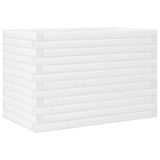 Garden Planter White 70x40x46 cm Solid Wood Pine