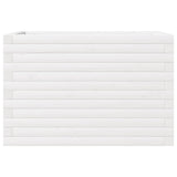 Garden Planter White 70x40x46 cm Solid Wood Pine