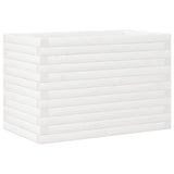 Garden Planter White 70x40x46 cm Solid Wood Pine