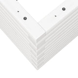 Garden Planter White 70x40x46 cm Solid Wood Pine