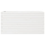 Garden Planter White 90x40x46 cm Solid Wood Pine