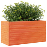 Garden Planter Wax Brown 90x40x46 cm Solid Wood Pine