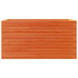 Garden Planter Wax Brown 90x40x46 cm Solid Wood Pine
