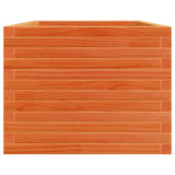 Garden Planter Wax Brown 90x60x46 cm Solid Wood Pine