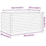 Garden Planter 90x60x46 cm Solid Wood Douglas