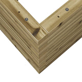 Garden Planter 90x60x46 cm Impregnated Wood Pine