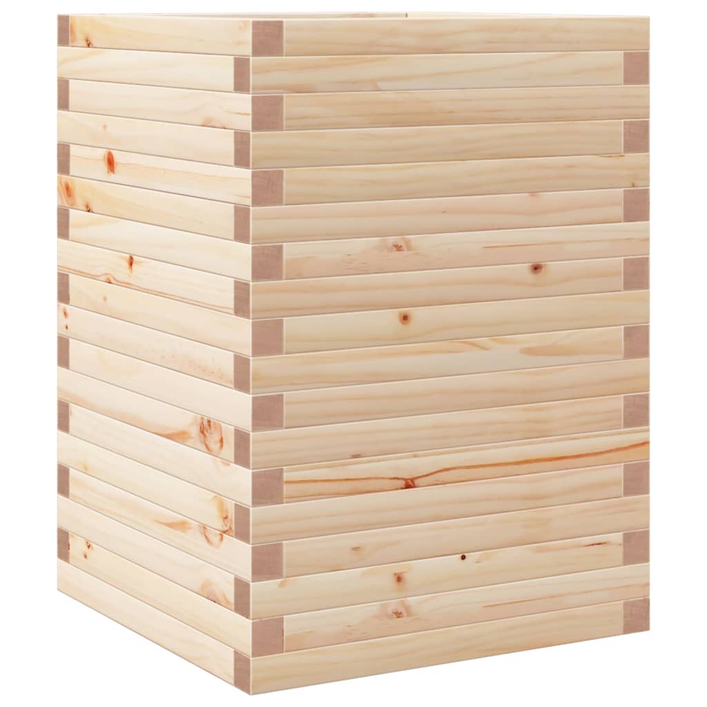 Garden Planter 50x50x68.5 cm Solid Wood Pine