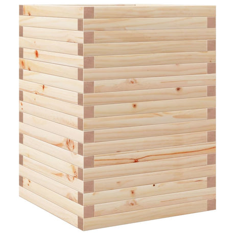 Garden Planter 50x50x68.5 cm Solid Wood Pine