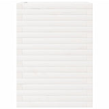 Garden Planter White 50x50x68.5 cm Solid Wood Pine