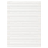 Garden Planter White 50x50x68.5 cm Solid Wood Pine