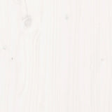 Garden Planter White 50x50x68.5 cm Solid Wood Pine