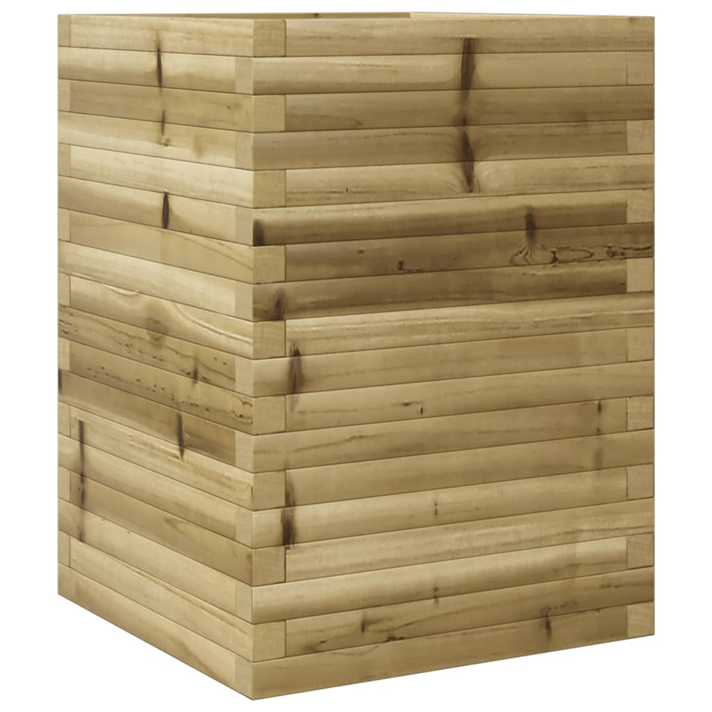 Garden Planter 50x50x68.5 cm Impregnated Wood Pine