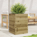 Garden Planter 50x50x68.5 cm Impregnated Wood Pine