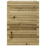 Garden Planter 50x50x68.5 cm Impregnated Wood Pine