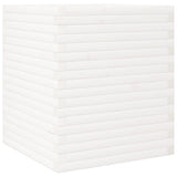 Garden Planter White 60x60x68.5 cm Solid Wood Pine