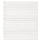 Garden Planter White 60x60x68.5 cm Solid Wood Pine