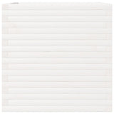 Garden Planter White 70x70x68.5 cm Solid Wood Pine