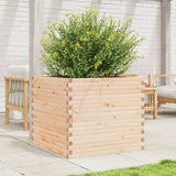 Garden Planter 80x80x68.5 cm Solid Wood Pine