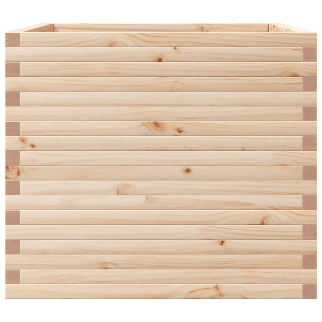 Garden Planter 80x80x68.5 cm Solid Wood Pine