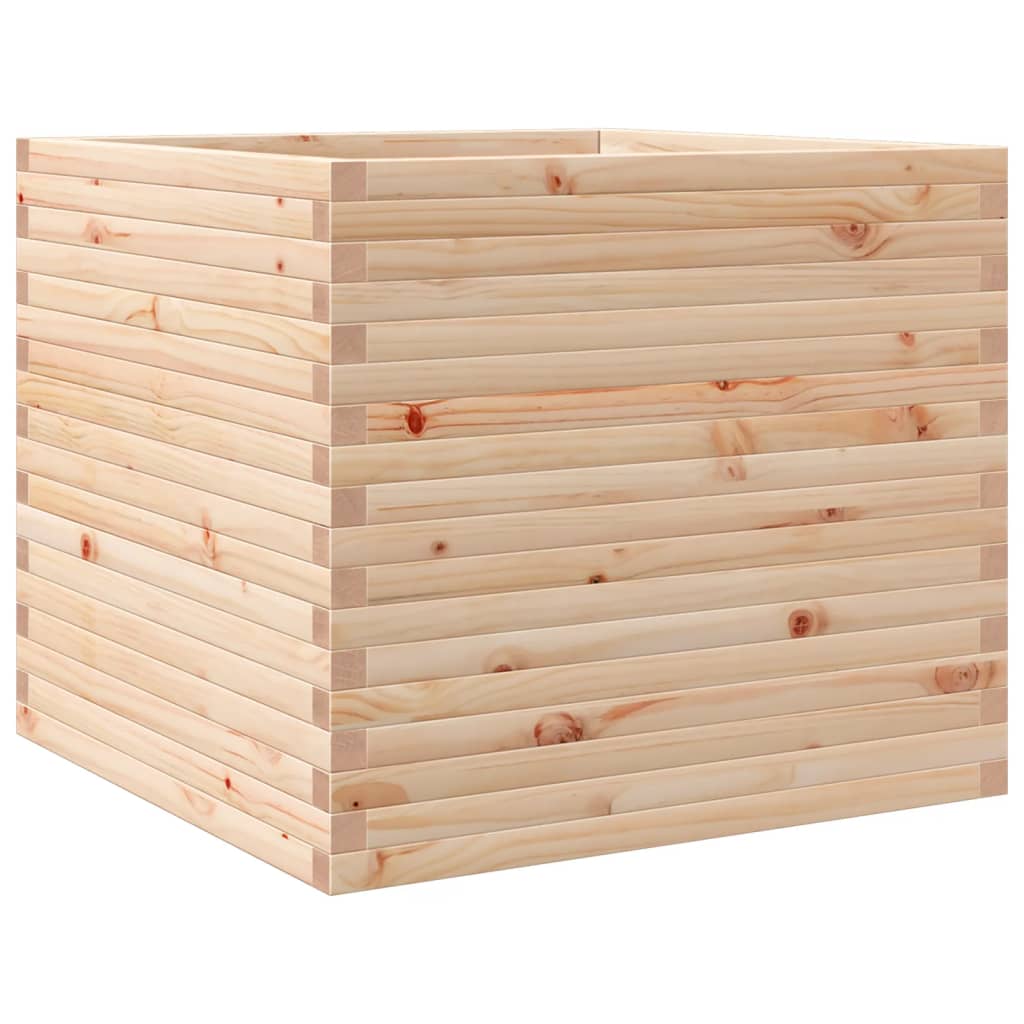 Garden Planter 80x80x68.5 cm Solid Wood Pine