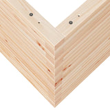 Garden Planter 80x80x68.5 cm Solid Wood Pine