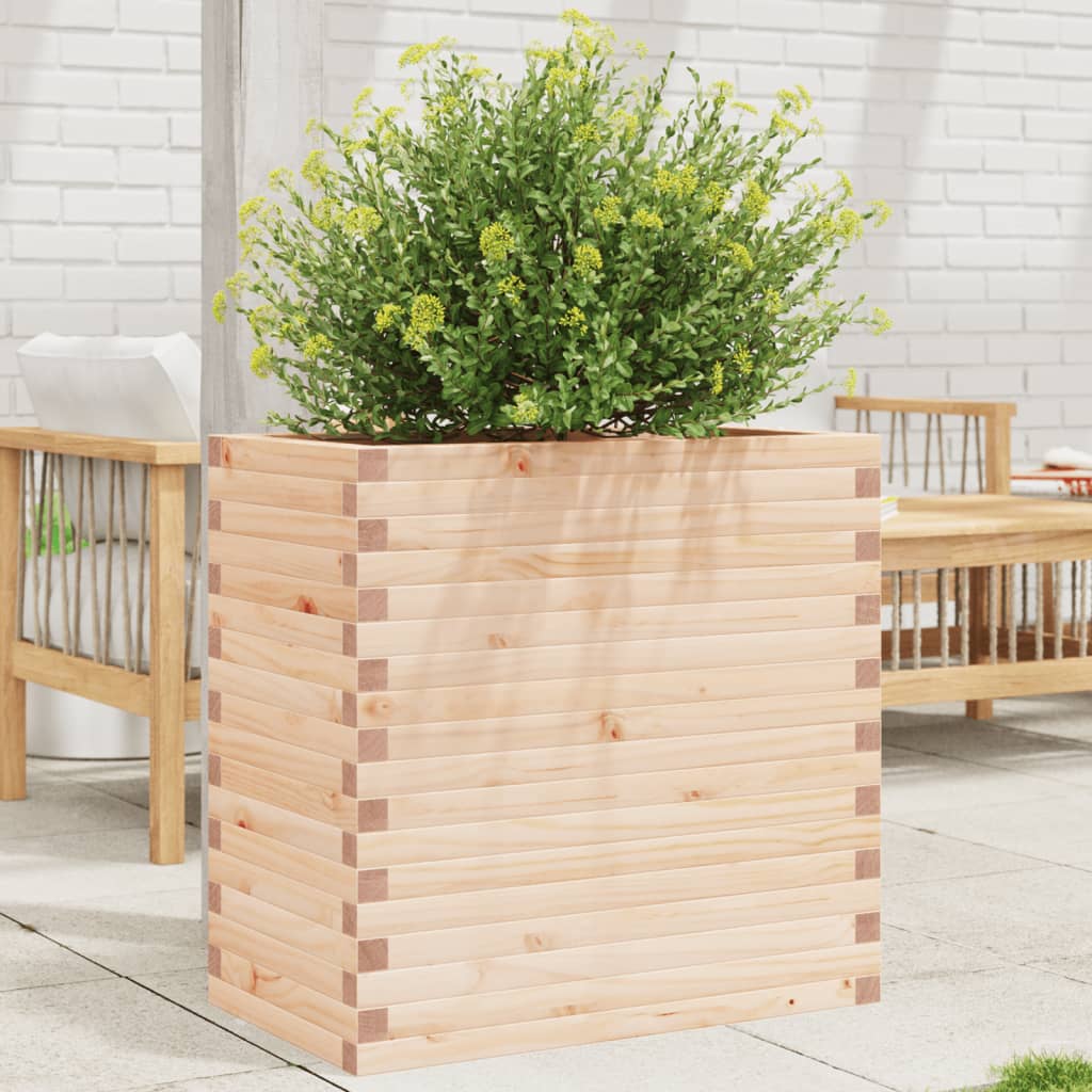 Garden Planter 70x40x68.5 cm Solid Wood Pine